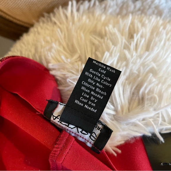 Attyre Red Wide Leg Riley Pants - Picture 6 of 7